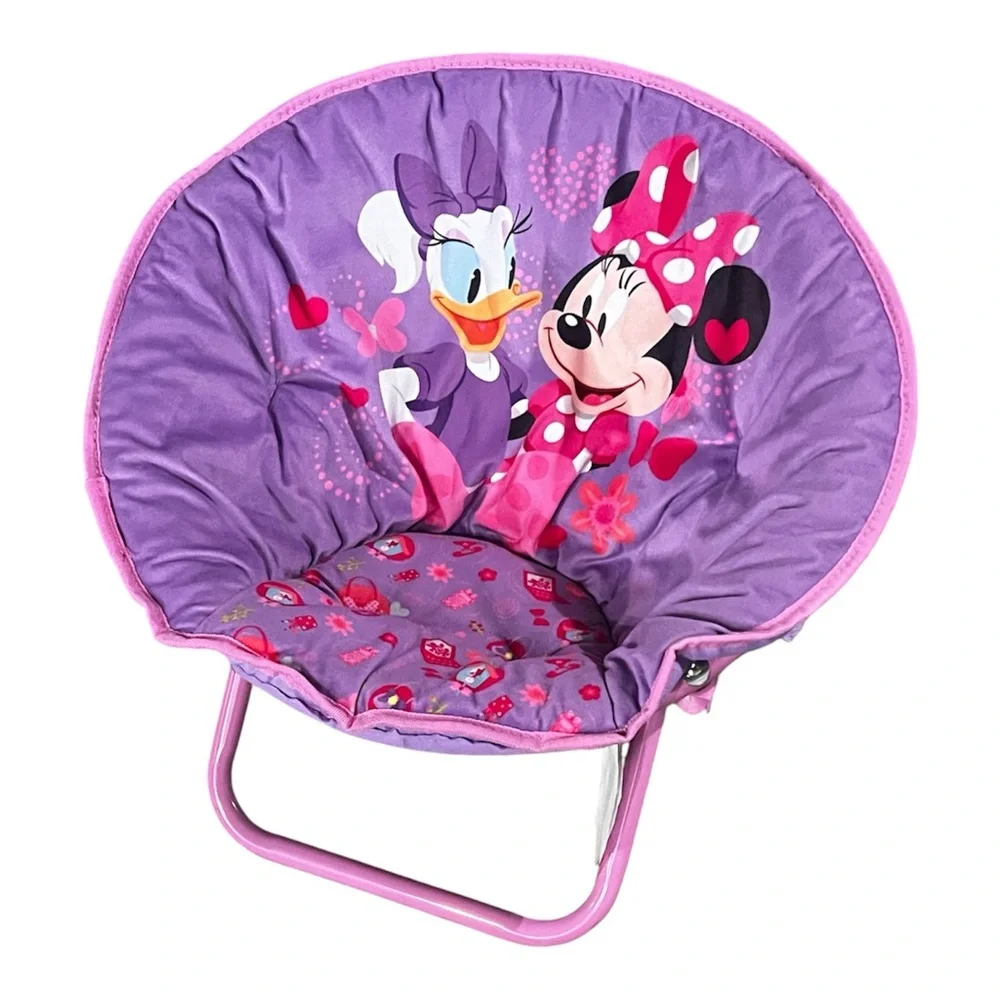 Disney Minnie and Daisy Kids Chair - Purple and Pink - Picture 1 of 3
